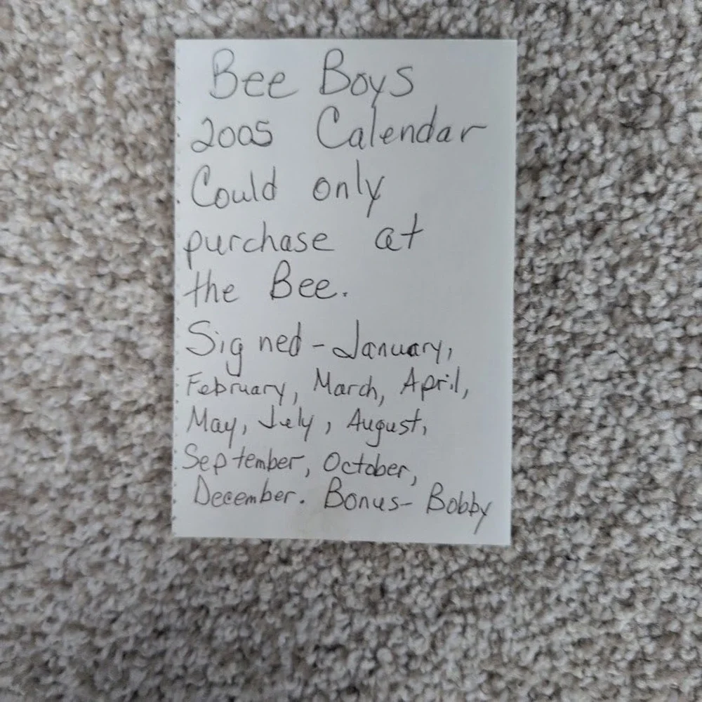 Longaberger Bee Boys‎ 2005 Calendar Signed Collectible Limited Edition